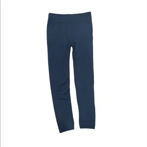 navy blue fleece lined leggings